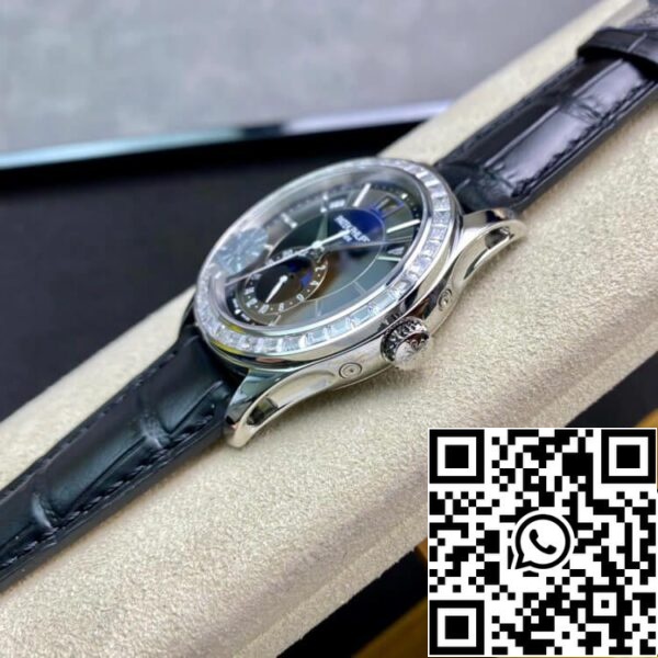 7 29 952da239 16be 4707 a925 25129571515a Patek Philippe Complications 5205G 1:1 Best Edition KM Factory Diamond Bezel