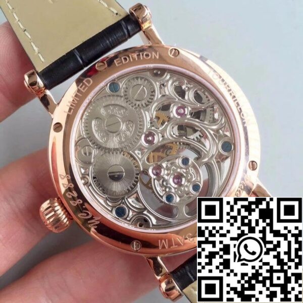 7 301 Patek Philippe Tourbillon Maanfase 24 uur gangreserve 1:1 Beste Editie Zwitsers Tourbillon Witte Wijzerplaat