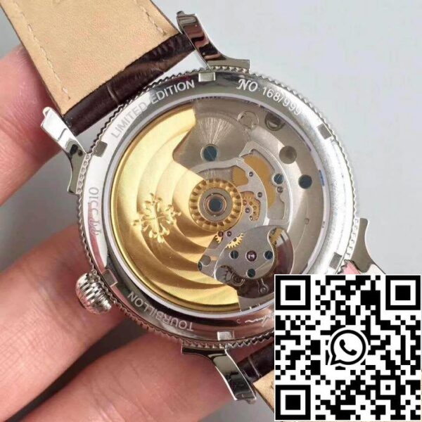 7 304 Patek Philippe Tourbillon Mondphase 1:1 Best Edition Schweizer Tourbillon Schwarzes Zifferblatt