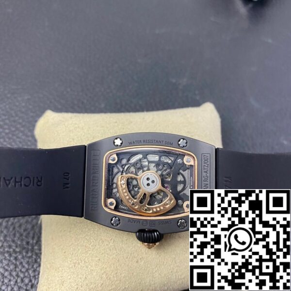 7 30 d80dea3f d7b9 4239 9e1b bb17d4055084 Richard Mille RM 07-01 1:1 Best Edition RM Factory Μαύρο καουτσούκ λουράκι