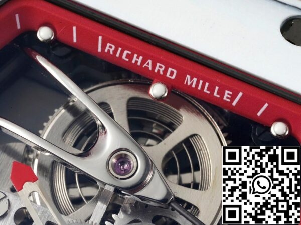 7 31 2b36ca03 c144 401a ad8b 71cc48a9cc40 Richard Mille RM27-02 Rafael Nadal Tourbillon 1:1 Best Edition RM Factory Red Rubber Strap vörös gumiszíj