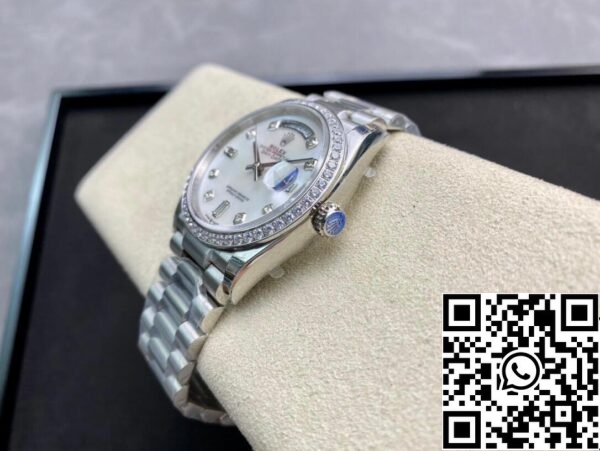 7 31 358126a6 dc5c 4eb8 9aa6 10ec0c7d9736 Rolex Day Date 128396TBR-0005 1:1 Best Edition EW Factory Quadrante Fritillary