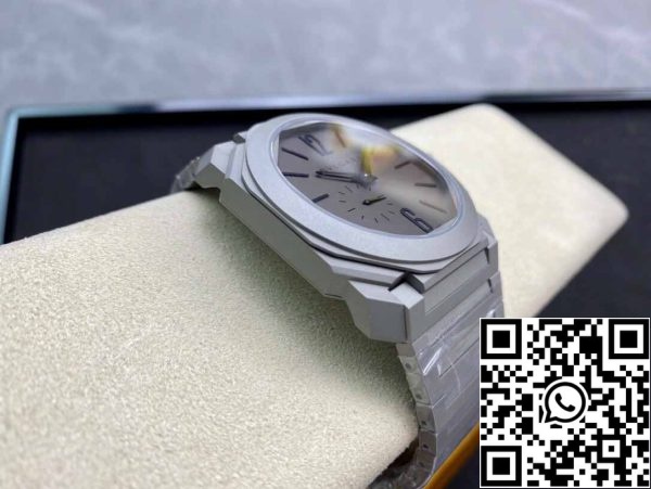 7 31 84cfafc6 0f87 40fa ad91 4259bedcd02e Bvlgari Octo Finissimo 102713 BGO40C14TTXTAUTO 1:1 Best Edition BV Factory Silver Grey Dial