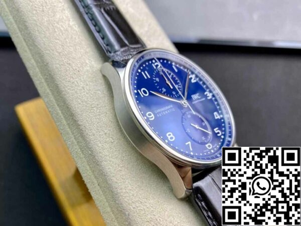 7 31 f0125489 a15a 4d34 bff1 337f771a20eb IWC Portugieser IW371601 1:1 Best Edition ZF Factory Blå urtavla