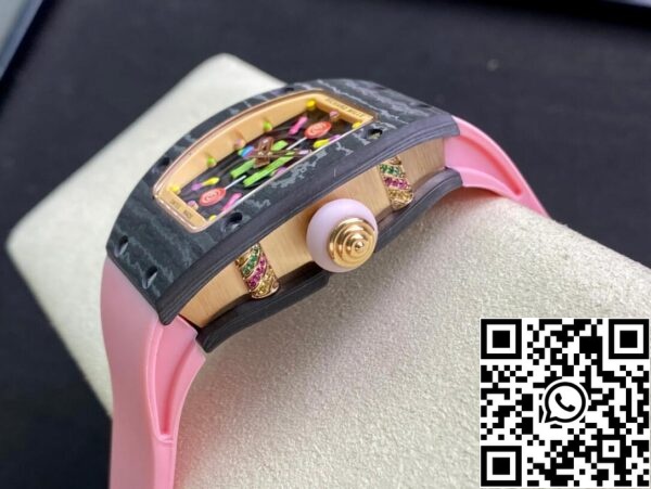 7 33 ed56e80b 973e 408c b6ec 72d919149a3b Richard Mille RM-07 Bon Bon 1:1 Meilleure édition Bracelet rose RM Factory