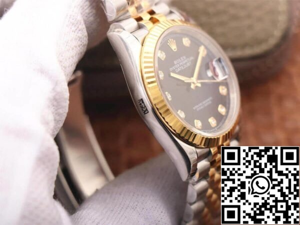 7 34 651c8725 e94d 48bd b495 aa46d9c6e48f Rolex Datejust M126233-0021 1:1 Best Edition EW Factory Oro Giallo Quadrante Nero