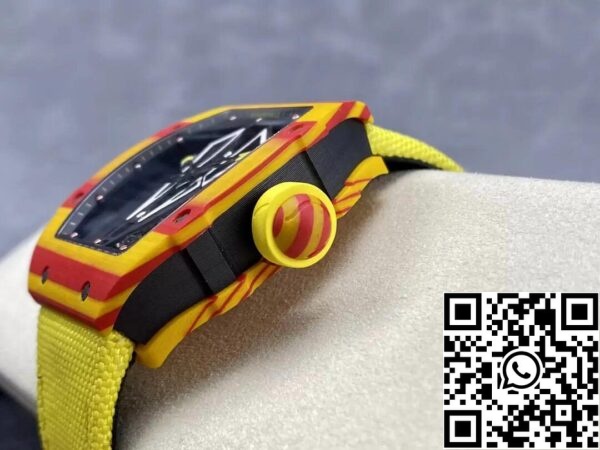 7 37 3c414488 8689 4732 8366 38915b105704 Richard Mille RM27-03 Tourbillon 1:1 Best Edition BBR Factory Yellow Strap