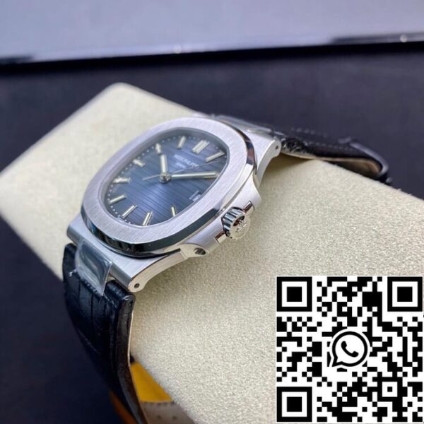 7 38 1defdd0b 2700 4b73 b0fc 0ac816fcae7b Patek Philippe Nautilus 5711 1:1 Best Edition 3K Factory Quadrante blu Cinturino in pelle di mucca