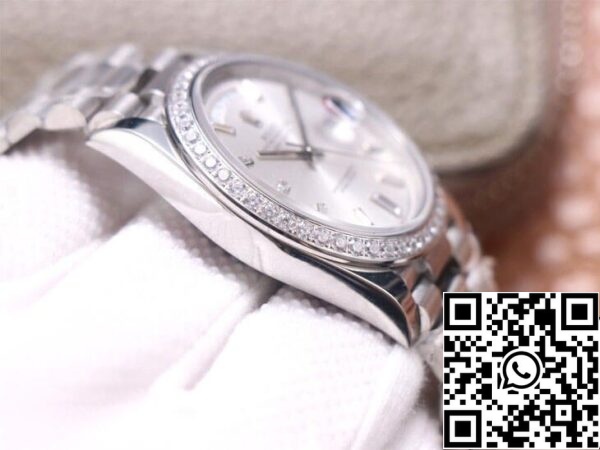 7 38 6b7639b1 78b4 477e bcaf 86aa19584a3e Rolex Day Date M228349RBR-0001 1:1 Best Edition EW Factory Silver Dial