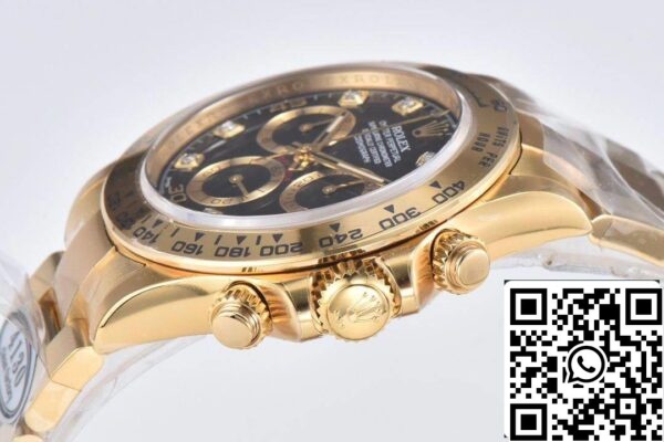 7 38 f1d4e33b caa4 45e9 875a e0add1fe9f93 Rolex Cosmograph Daytona M116508-0016 1:1 Beste Editie Schone Fabriek Zwarte Wijzerplaat