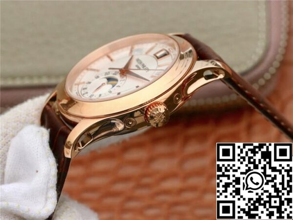 7 38 fbb46851 6595 47d3 bb68 693d98efade7 Patek Philippe Complications 5205R-001 1:1 Best Edition KM Factory Milky White Dial