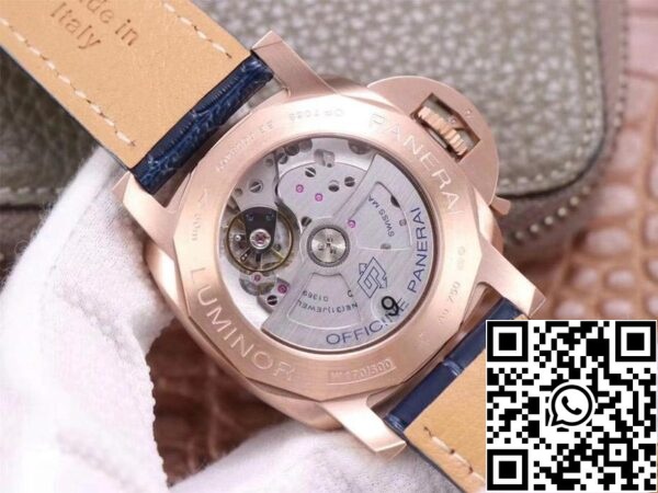 7 39 7c1186e0 c569 4973 ab64 9875b99855a3 Panerai Luminor Marina Goldtech PAM01112 1:1 Best Edition VS Factory kék számlap svájci P9010