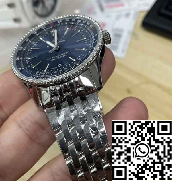 7 3 5417bfac 3126 45d6 b6ae 18a5ec99427f Breitling Navitimer 1 A17326161C1A1 1:1 Najlepsza edycja V7 Factory Stal nierdzewna