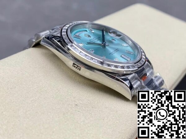 7 4 Rolex Day Date M228396TBR-0002 1:1 Best Edition GM Factory Ice Blue Dial