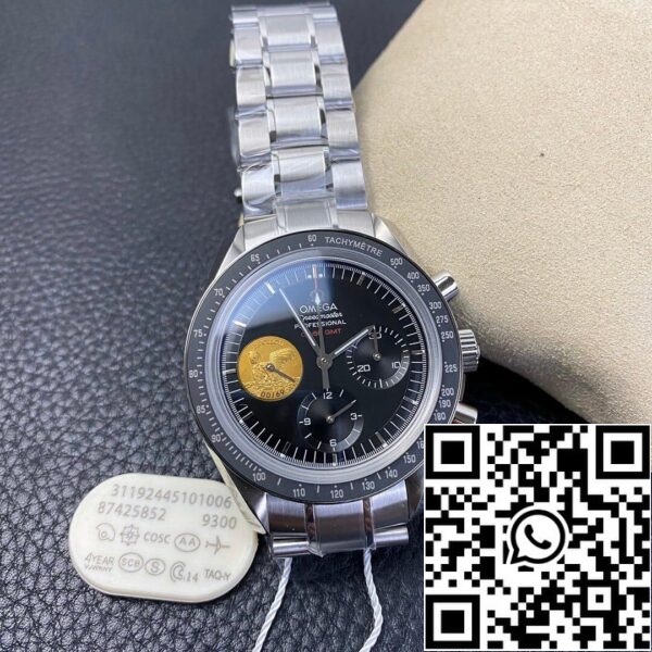 7 46 ed99ab25 84ea 4889 8caa 902e3e716eec Omega Speedmaster 311.90.42.30.01.001 1:1 Beste Editie OM Fabriek Zwarte Wijzerplaat