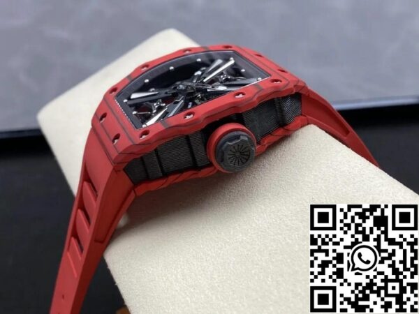 7 47 1043fa12 93ee 4970 9cf2 cffb99df0e51 Richard Mille RM12-01 Tourbillon 1:1 Best Edition RM Factory Red Rubber Strap