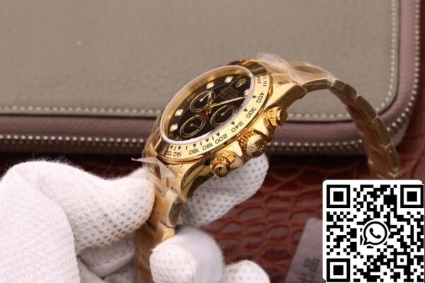 7 47 5b4d07a8 e1fb 4400 82e0 6d87576636a3 Rolex Daytona Cosmograph M116508-0008 1:1 Best Edition JH Factory Mostrador em ouro amarelo e diamantes