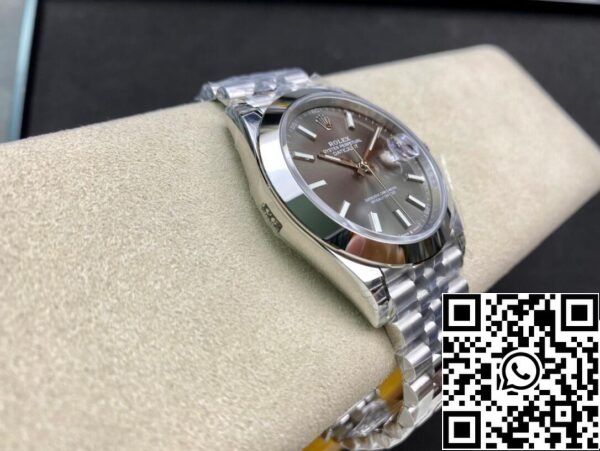 7 49 Rolex Datejust M126300-0008 1:1 Smooth rim VS Factory Grå urtavla