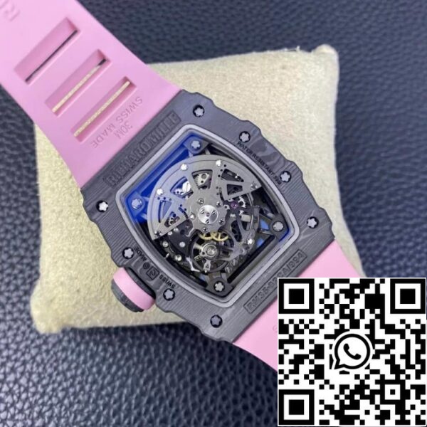 7 49 0086c5e9 b028 4843 bf9d b7f51ffce36e Richard Mille RM35-02 1:1 Best Edition T+ Factory NTPT Fibra de carbono Correia de borracha rosa