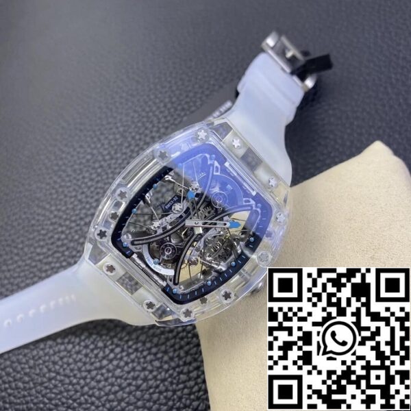 7 49 94777039 d7b4 4a12 89c3 411f64af0eaf Richard Mille RM053-02 1:1 Best Edition RM Factory Transparent Tourbillon Skeleton Dial