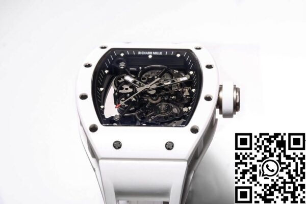 7 50 b36ca474 d760 4755 a7e2 2f1e0a85322a Richard Mille RM-055 1:1 Best Edition BBR Factory V2 Weißes Keramikgehäuse