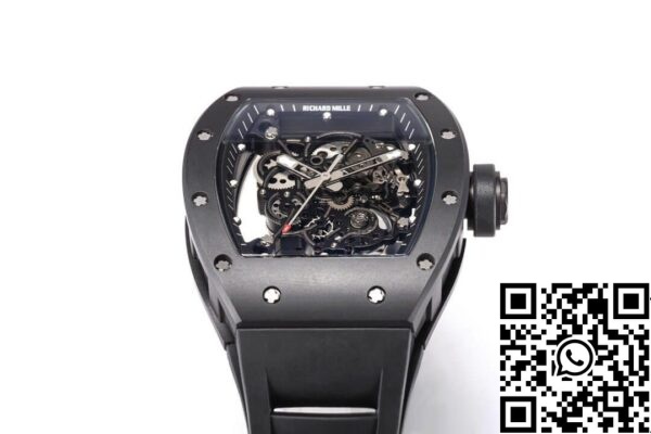 7 51 0bbb75b5 d650 4547 96aa 106b3a71ccb8 Richard Mille RM-055 1:1 Best Edition BBR Factory V2 Black Ceramic Case