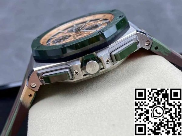 7 52 ef1838b2 2430 4a36 915a 5c7de6b182e6 Audemars Piguet Royal Oak Offshore 26400SO.OO.A054CA.01 1:1 Best Edition APF Factory bézs színű számlapja