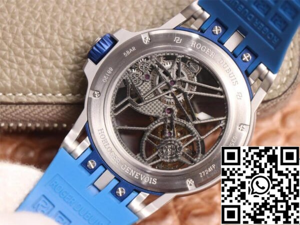 7 55 8d52091d 64b9 4a77 b40f a208f43ebf99 Roger Dubuis Excalibur Spidr RDDBEX0479 1:1 Best Edition JB Factory Tourbillon Cadran Squelette