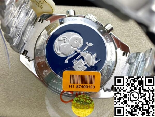 7 56 e21b3713 38e2 482c 9762 51b3e1a772fb Omega Speedmaster Snoopy Award 311.32.42.30.04.003 1:1 Beste Editie OM Fabriek Witte Wijzerplaat