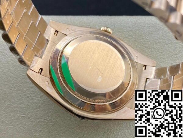 7 58 Rolex Day Date 40MM 1:1 Mejor Edición EW Fábrica Oro Rosa