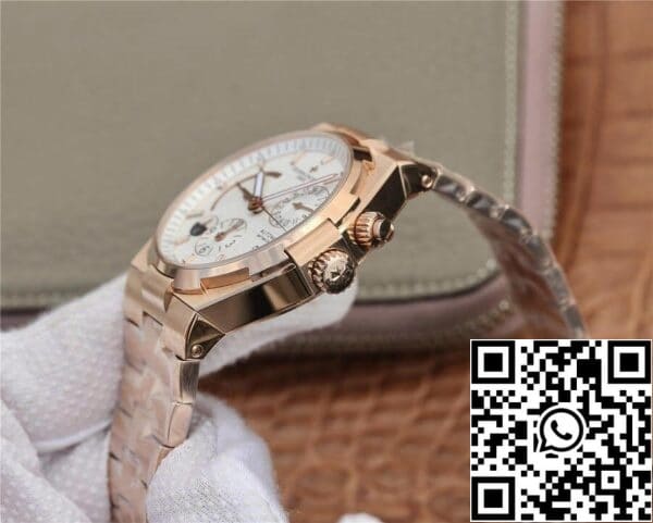 7 59 522bb937 d3cb 4e2c 934c 45020ee0af95 Vacheron Constantin Overseas 47450/B01R-9404 1:1 Mejor Edición TWA Factory Esfera blanca