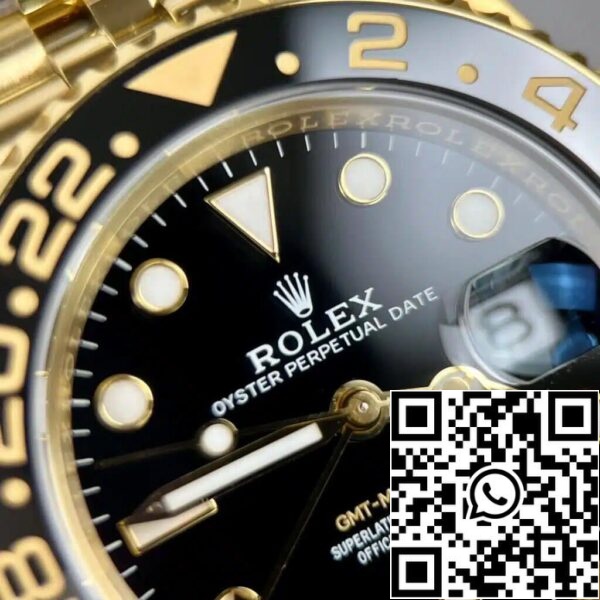 7 5 555b73f0 9862 4b69 9b2b 2d9cc224b461 Rolex GMT Master II M126718GRNR-0001 1:1 Best Edition Καθαρό εργοστασιακό μαύρο καντράν