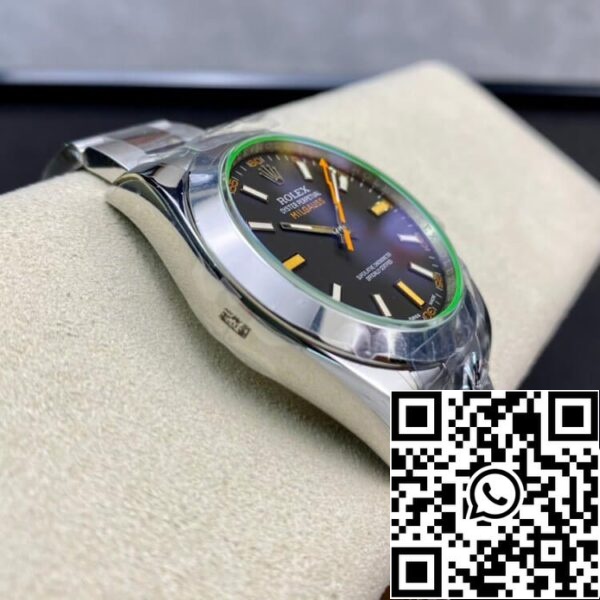 7 5 7403f023 154e 4eb1 b2ab 9b0a78dca703 Rolex Milgauss 116400GV AR Factory 1:1 Best Edition svájci ETA3131 fekete számlapja