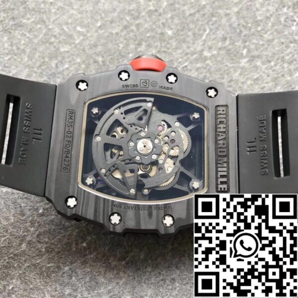 7 5 b05553b5 5bde 4391 b82e 6b7e4f4460fe Richard Mille RM35-02 1:1 Best Edition KV Factory V3 Черный ремешок