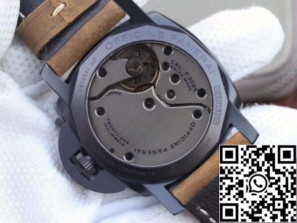 7 602 Panerai Luminor PAM375 ZF Factory Mekaaninen kellot 1:1 Best Edition Sveitsin ETA P3000 PVD päällystetty titaani asia