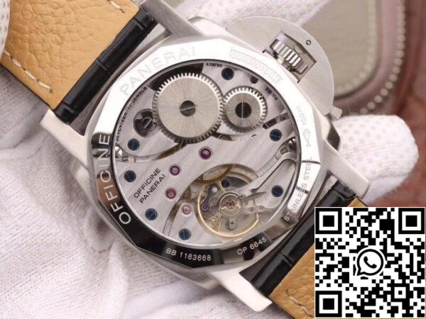 7 606 Panerai Luminor PAM217 XF Factory Herrklockor 1:1 Best Edition Swiss ETA6497-2 Superlumed Dial