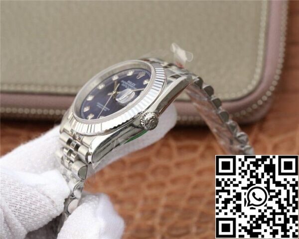 7 62 4a1211b2 5e94 4b18 9a75 e3ee8a366522 Rolex Datejust M126234-0037 1:1 Best Edition GM Factory z niebieską tarczą wysadzaną diamentami