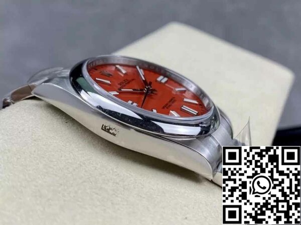 7 63 e99a3d0d 94ff 4aa0 bbf4 ceda6cc436db Rolex Oyster Perpetual M124300-0007 41MM 1:1 Mejor Edición Limpio Fábrica Coral Esfera Roja