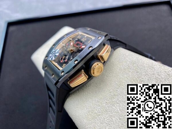 7 68 cd64aa6c dd07 4b4b 8405 48336601a599 Richard Mille RM011 1:1 Best Edition KV Factory Céramique Cadran Squelette