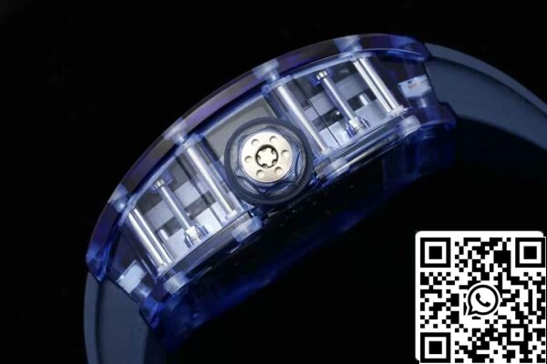 7 69 c4011e25 d859 4037 8b25 45cf6a123724 Richard Mille RM053-02 Tourbillon 1:1 Best Edition RM Factory Blue Skeleton Dial