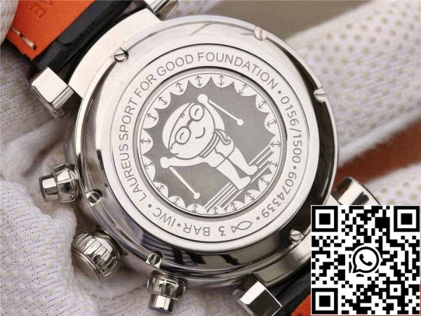 7 70 2e9d7744 767a 43e5 93bf 98239789a753 IWC Da Vinci Laureus Sport For Good Foundation 1:1 Best Edition YL Factory Λευκό καντράν