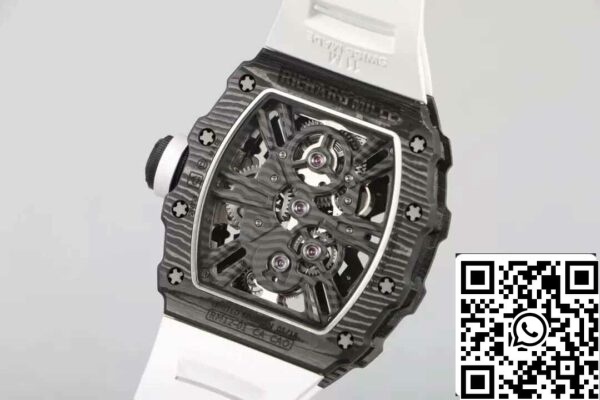 7 72 5e7bef63 15f3 4fd4 be7f 01cb97a6826f Richard Mille RM12-01 Tourbillon 1:1 Best Edition RM Factory Kolfiber Vit Rem