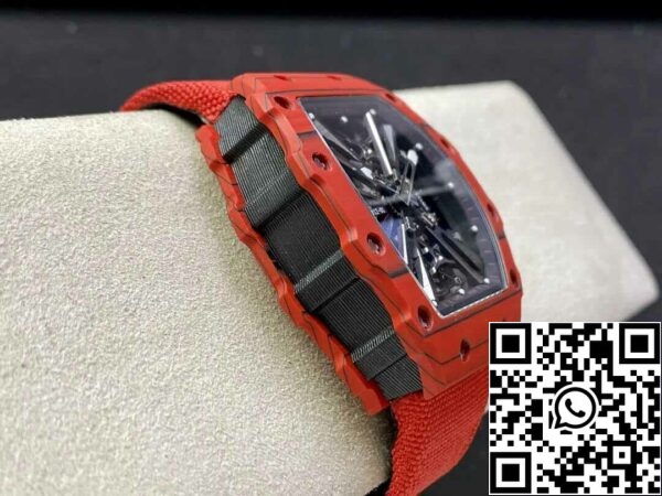 7 75 321844e5 c550 4377 b2f5 10c3b81c38b1 Richard Mille RM12-01 Tourbillon 1:1 Best Edition RM Factory Red Carbon Fiber Case