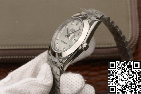 7 78 Rolex Datejust M126300 1:1 Best Edition EW Fabriek met diamant gezette wijzerplaat