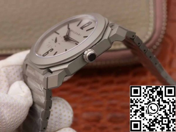 7 7 a4c3eac8 df37 40ac af96 298db62105ee Bvlgari Octo Finissimo 103011 1:1 Best Edition BV Factory Silver Gray Dial