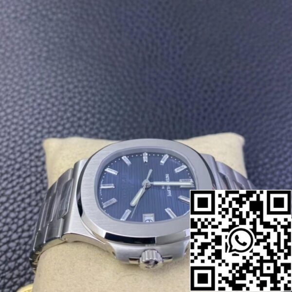 7 88 Patek Philippe Nautilus 5711/1P 40° Anniversario 1:1 Migliore edizione PPF Quadrante blu di fabbrica