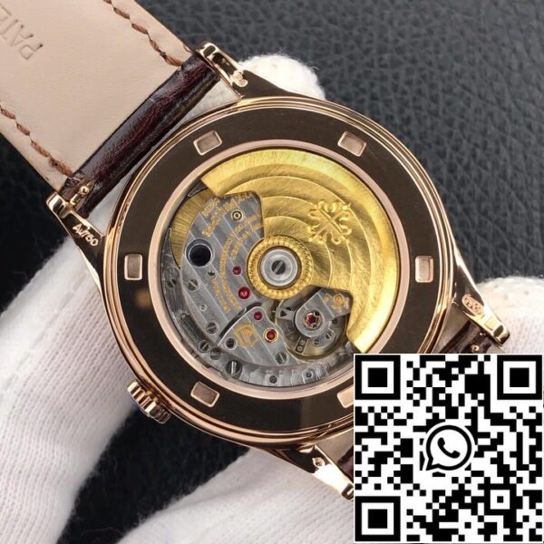 7 95 Patek Philippe Calatrava 5296R-001 1:1 Best Edition ZF Factory Rose Gold White Dial