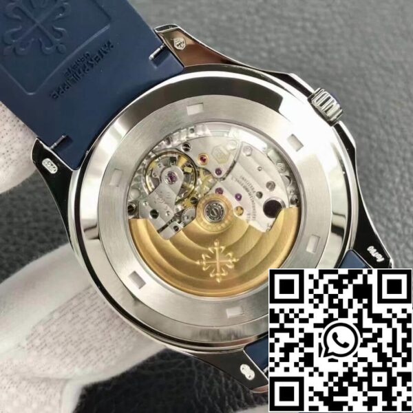 7 9 a6d3c5ff b708 4115 a284 a5681247e89c Patek Philippe Aquanaut 5168G-001 1:1 Beste Editie 3K Fabrieks V2 Versie Blauwe Wijzerplaat