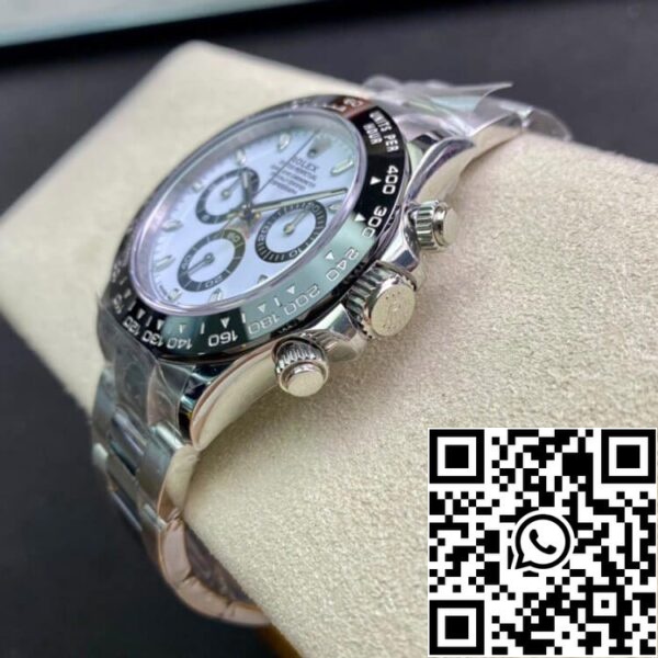 8 122 Rolex Cosmograph Daytona M116500LN-0001 1:1 Best Edition Czysta fabrycznie biała tarcza