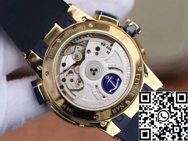 8 124 a7b7eb22 7865 4f12 97e6 6918cc0ec358 Ulysse Nardin El Toro 322-00-3/BQ Всички работни GMT календар механични часовници 1: 1 Най-доброто издание швейцарски UN-32